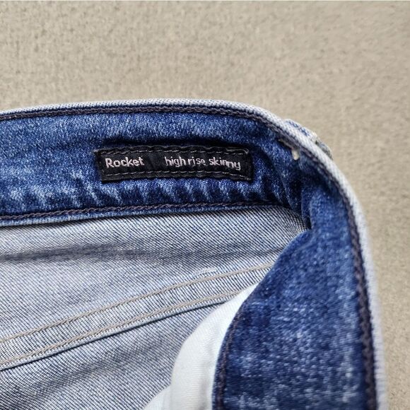 Citizens of Humanity Rocket jeans High Rise Skinny Sz 25 Distressed - Picture 12 of 16